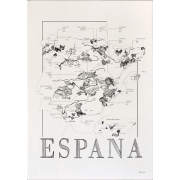 Vinkarta Espana 50x70cm